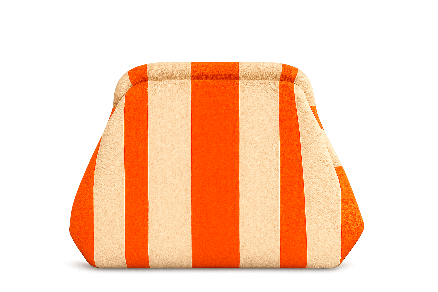 Clutch Naranja / Beige