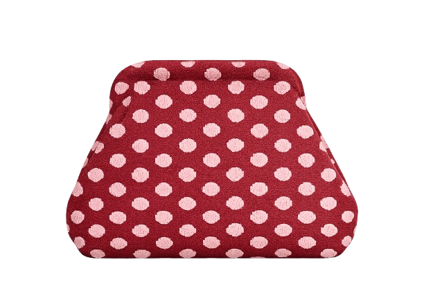 Clutch Granate / Rosa